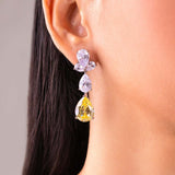 Verona Yellow Drop Earrings