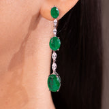 Soleil Emerald Green Necklace Set
