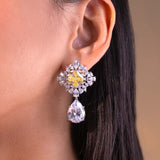 Vireya Yellow Drop Earrings