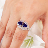 Liora Sapphire Blue Ring
