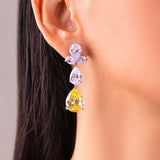 Verona Yellow Drop Earrings