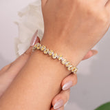 Edena Sapphire Yellow Tennis Bracelet