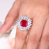Oraya Ruby Red Ring
