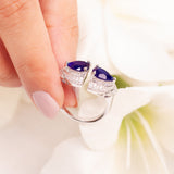 Liora Sapphire Blue Ring