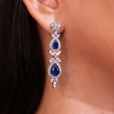 Kathy Sapphire Blue Necklace Set