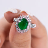 Ophira Emerald Green Ring
