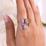 Asteria Pink Sapphire Ring