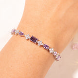 Kayla Purple Tennis Bracelet