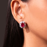Inara Ruby Red Earrings