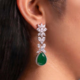Connie Emerald Green Earrings