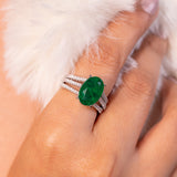 Eleonore Emerald Green Ring