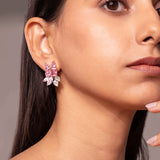 Marbella Pink Stud Earrings