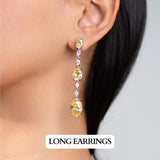 Soleil Sapphire Yellow Necklace Set