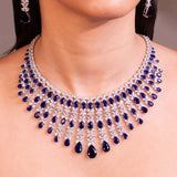 Susan Sapphire Blue Necklace Set
