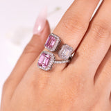 Asteria Pink Sapphire Ring