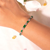 Kayla Green Tennis Bracelet