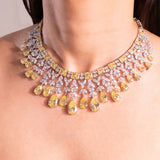 Nora Sapphire Yellow Necklace Set