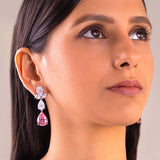 Verona Pink Drop Earrings