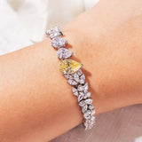 Helena Yellow Sapphire Tennis Bracelet