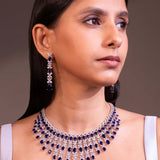 Susan Sapphire Blue Necklace Set