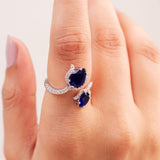 Amaya Sapphire Blue Ring