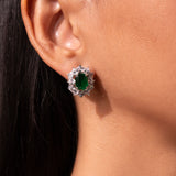 Inara Emerald Green Earrings