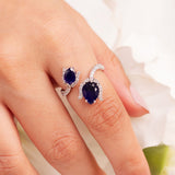 Amaya Sapphire Blue Ring