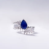 Aveline Sapphire Blue Ring
