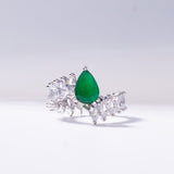 Aveline Emerald Green Ring