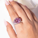 Azmira Sapphire Pink Ring