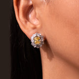 Inara Sapphire Yellow Earrings