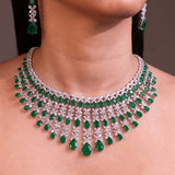 Susan Emerald Green Necklace Set