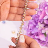 Zinnara Sapphire Yellow Tennis Bracelet