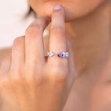 Avira Purple Band Ring