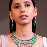 Susan Emerald Green Necklace Set