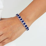 Amara - Blue Sapphire Tennis Bracelet