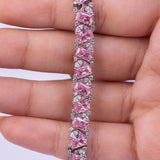Aressa Pink Tennis Bracelet
