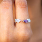 Avira Purple Band Ring