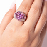 Azmira Sapphire Pink Ring