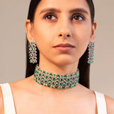 Katherine Emerald Green Necklace Set