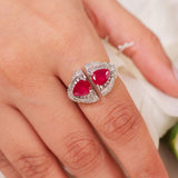 Liora Ruby Red Ring