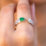 Avira Green Band Ring