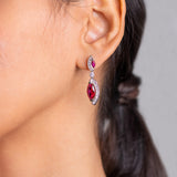 Sophia Ruby Pink Necklace Set