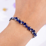 Zinnara Sapphire Blue Tennis Bracelet