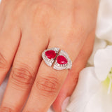 Liora Ruby Red Ring