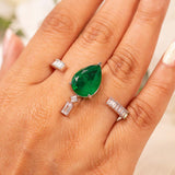 Aviora Emerald Green Ring