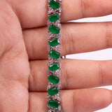 Aressa Green Tennis Bracelet