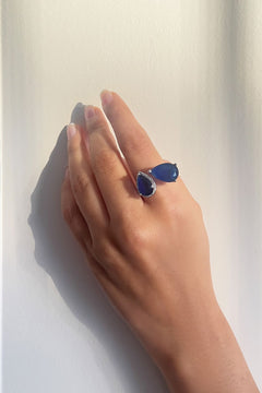 خاتم كريستال مزدوج