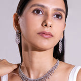 Inaya Crystal Diamante Necklace Set