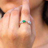 Avira Green Band Ring